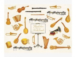 Postkarte "Herzlichen Glckwunsch" - Instrumente <br>von Turnows